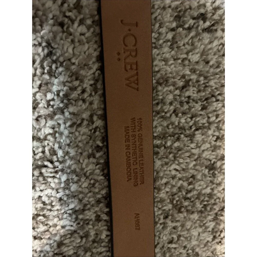J. Crew, Calf Hair Belt In Leopard Leather S/M 41” $70